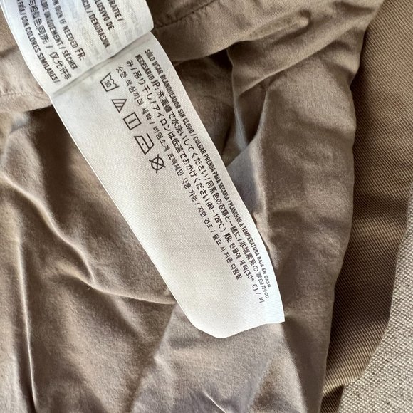 Abercrombie Women's Olive Brown Anorak Tie Waist Jacket Sz XXS - Picture 6 of 8